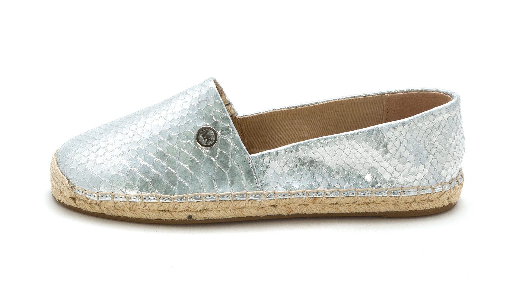 michael kors loafers womens silver