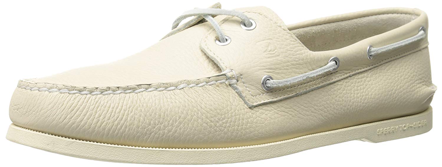 Sperry Mens TopSider Authentic Orginal Ice Leather Closed Toe Boat Shoes