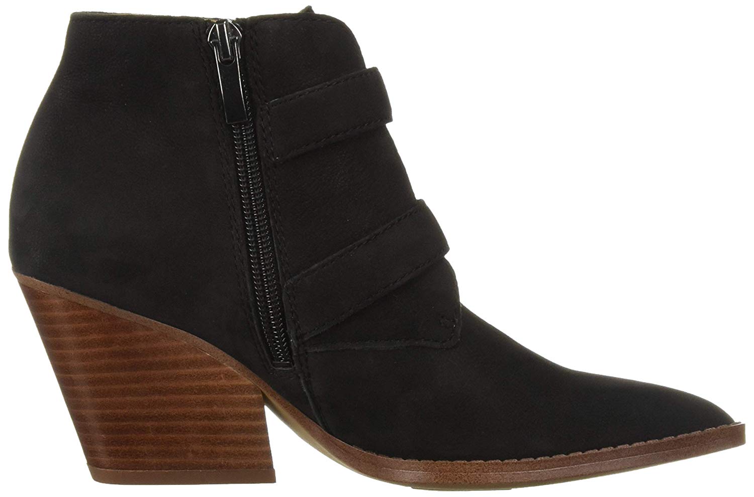 Franco Sarto Womens Granton Leather Pointed Toe Ankle Fashion Boots
