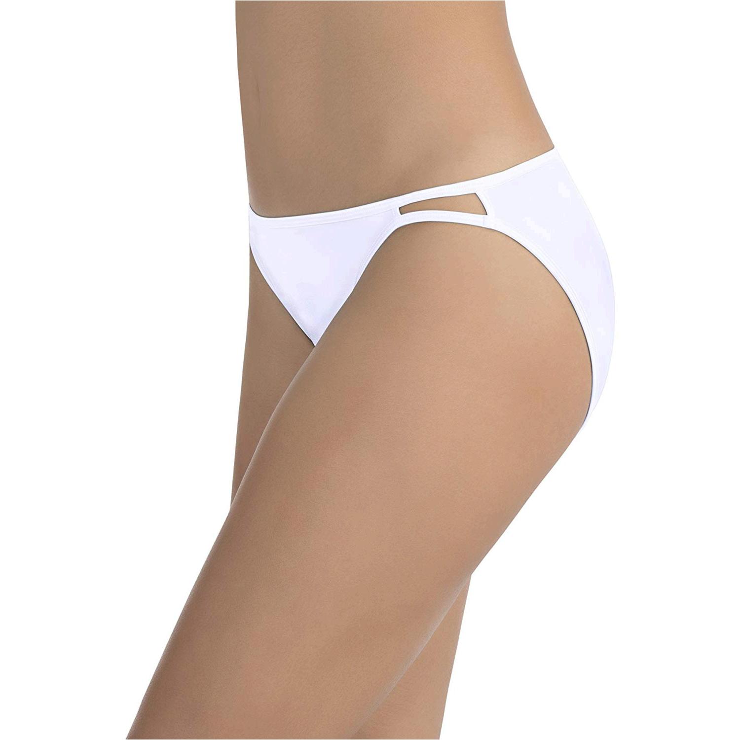 Vanity Fair Women S Illumination String Bikini Panty Star White Size