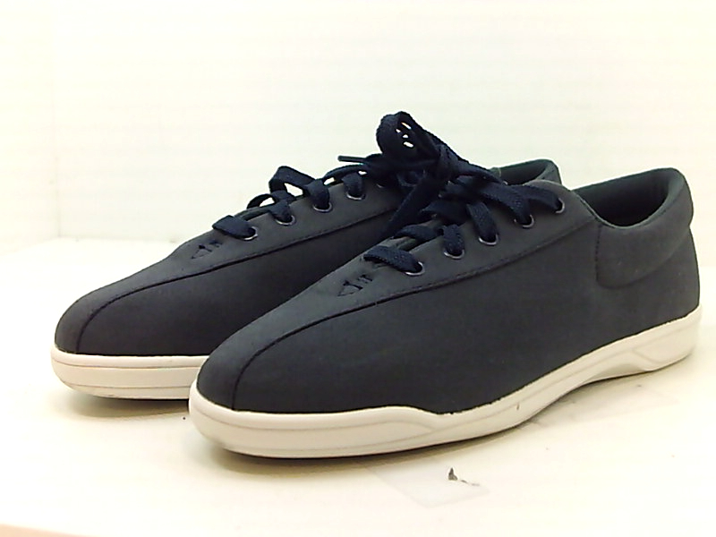 Easy Spirit Womens ap2 Canvas Low Top Lace Up Fashion Sneakers, Navy