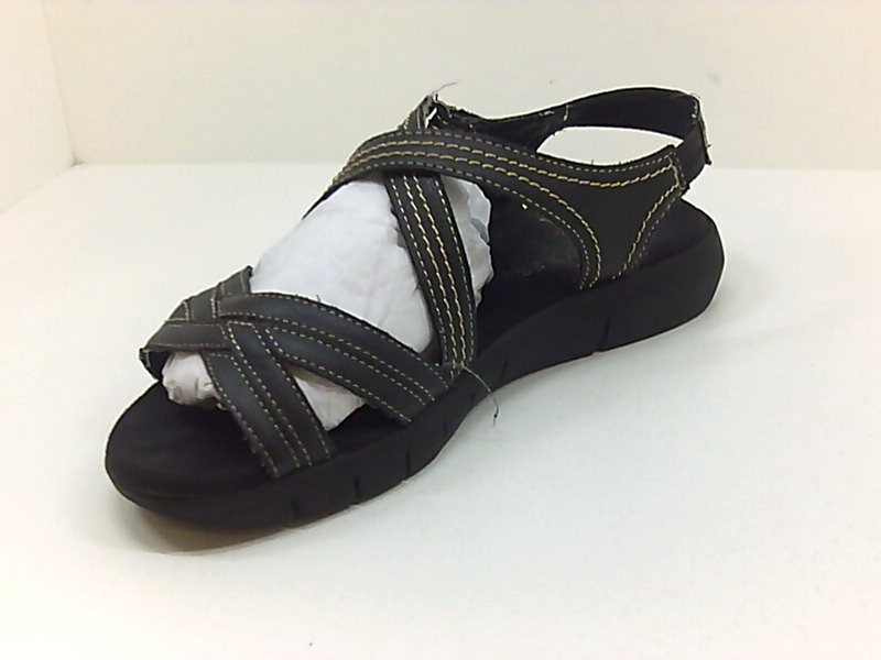 aerosoles black flat sandals