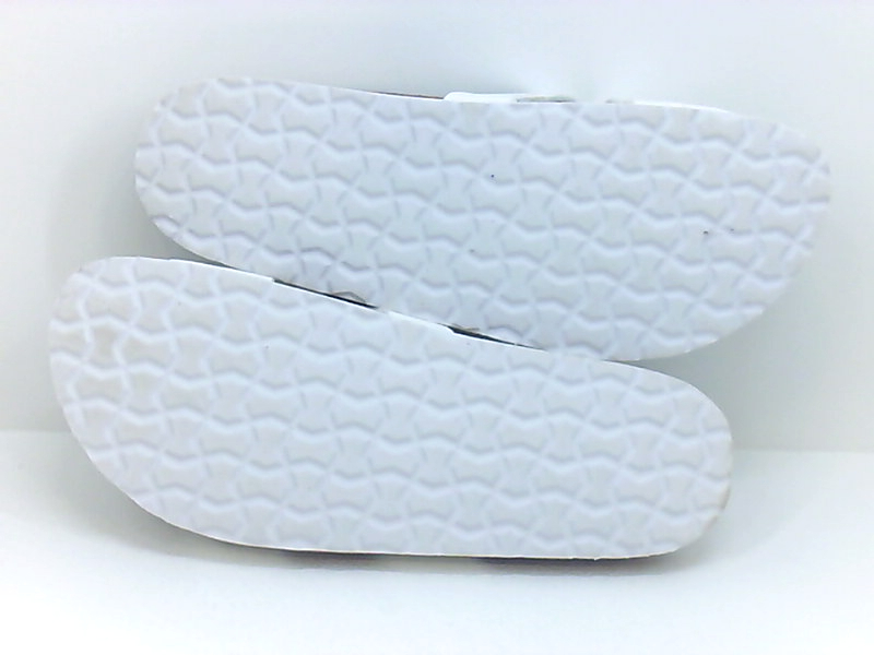 white cushionaire sandals