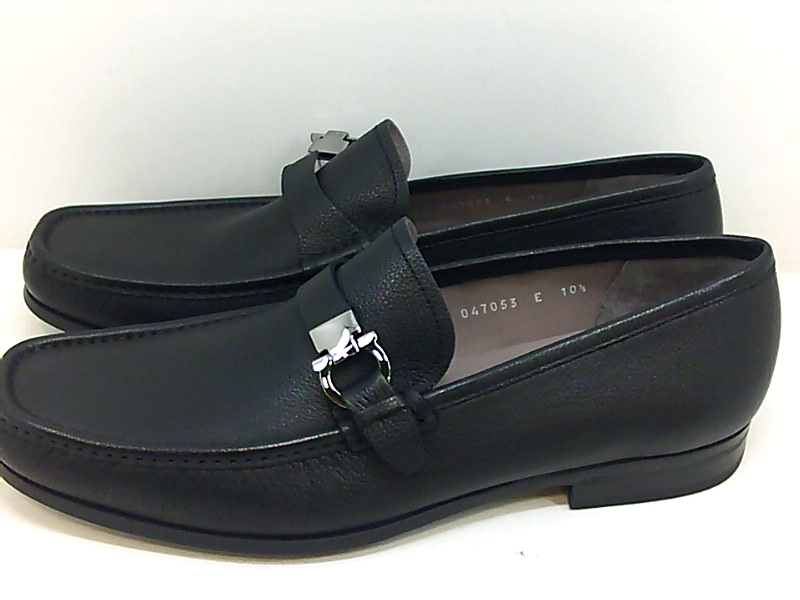 salvatore ferragamo men's adam leather gancio loafers