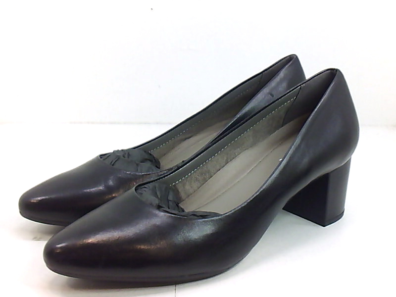 Aerosoles Womens Silver Star Closed Toe Classic Pumps, Black Leather, Size 10.0 | eBay