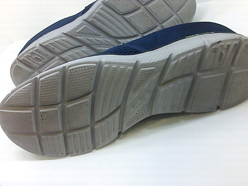 Skechers Mens Equalizer Canvas Closed Toe Slip On Shoes, Navy, Size 14. ...