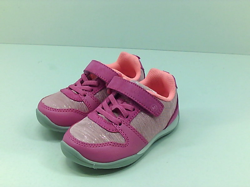 Stride Rite Baby Girl Avery Canvas Lace Up Sneakers , Pink, Size 6.0 ...