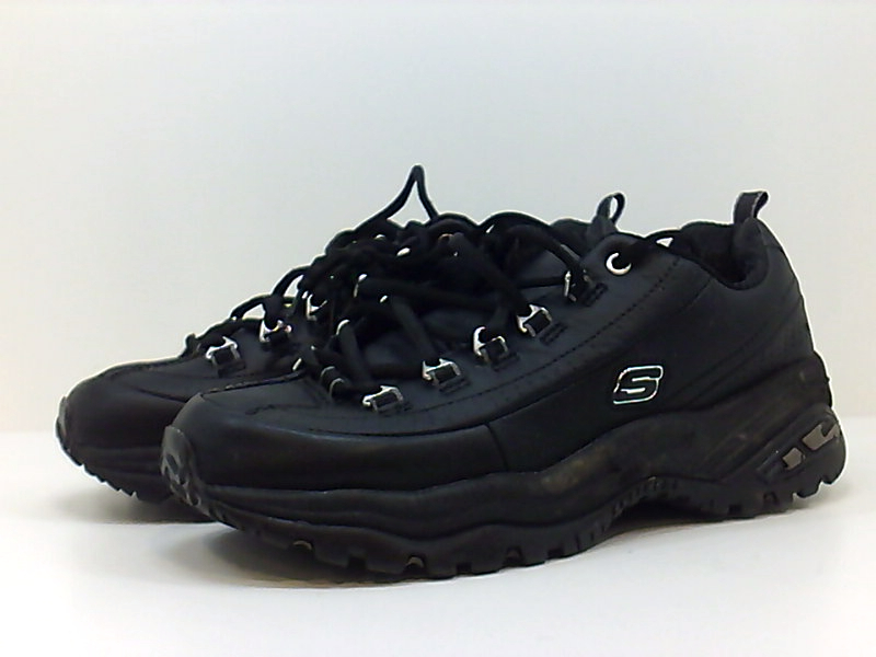 Skechers Womens 1728wnv Low Top Lace Up Walking Shoes, Black, Size 8.0 Fo49 | eBay