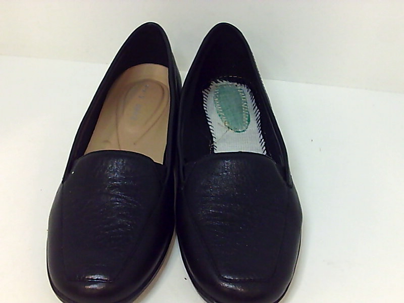 Easy Spirit Womens Devitt Leather Closed Toe Loafers, Black, Size 6.0 ...