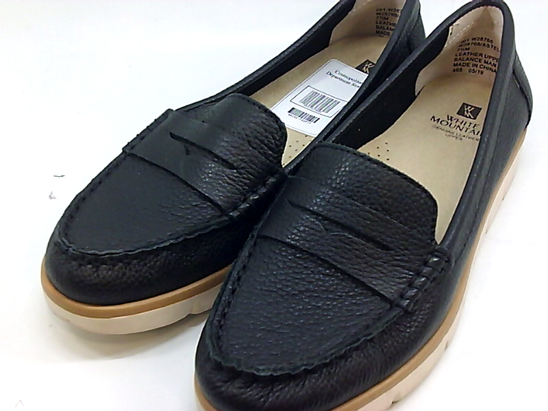 WHITE MOUNTAIN Shoes ASTELLA Women's Loafer, Black, Size 7.5 nFHW ...