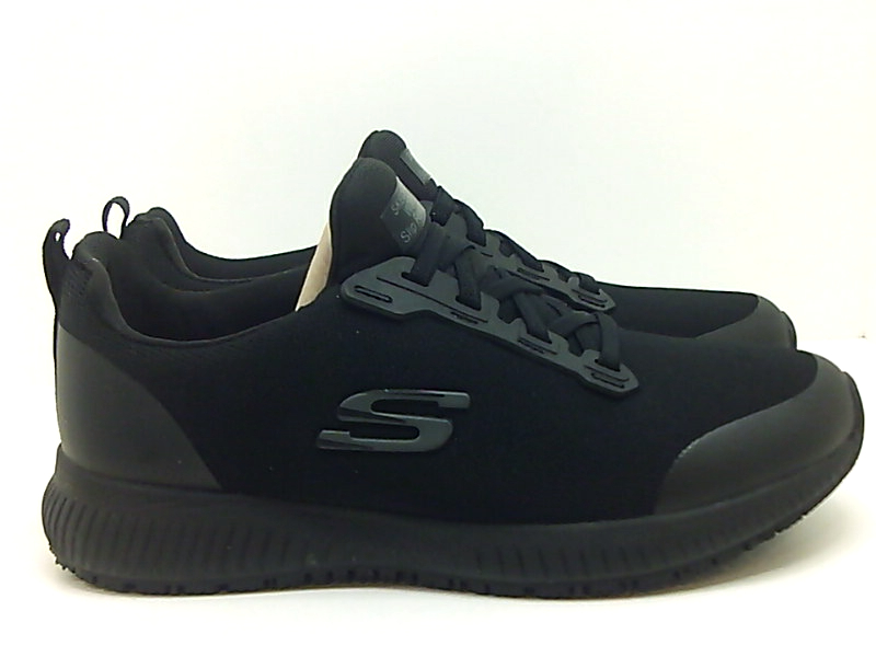 Skechers Mens 77222 Soft toe Slip On Safety Shoes, Black, Size 7.0 7YG5 ...