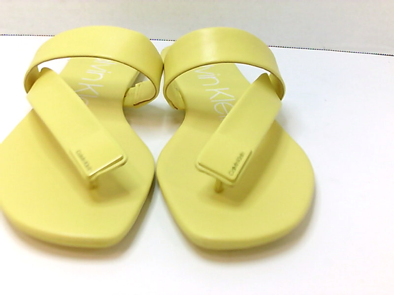 calvin klein saurin flat sandals