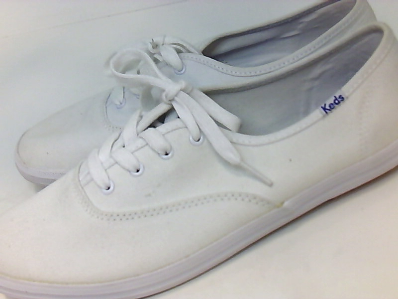 Keds Womens Champion Low Top Lace Up Fashion Sneakers, White Canvas ...