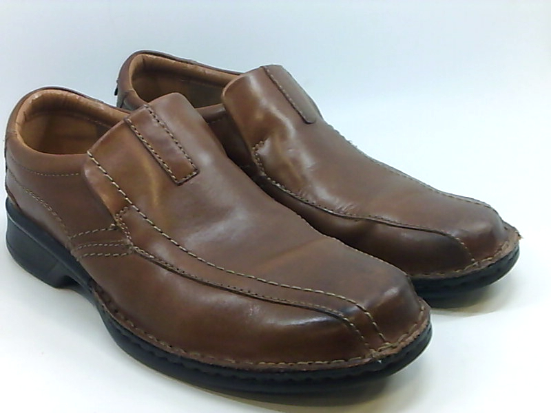 Clarks Mens Escalade Step Leather Closed Toe Penny, Brown Leather, Size ...