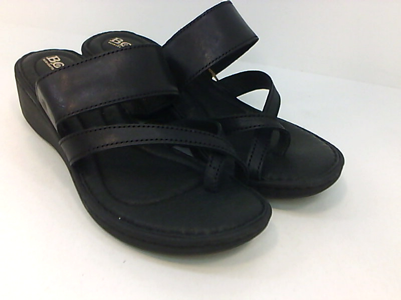 born leather comfort flat slides
