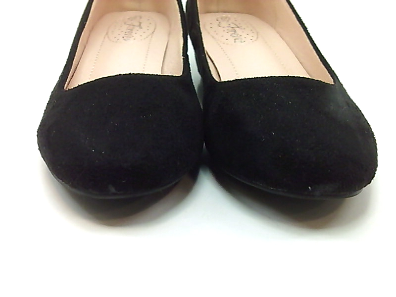 Olivia K Women`s Classic Closed Toe Low Heel Pumps | Dress -, Black