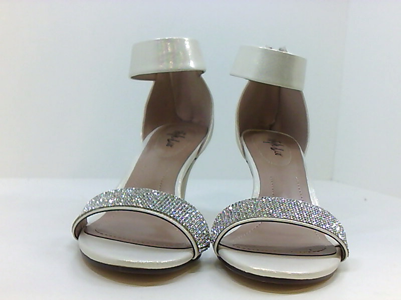 white open toe heels
