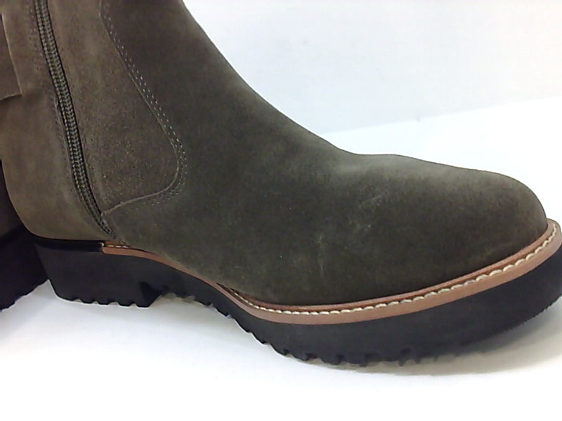 franco sarto green suede boots
