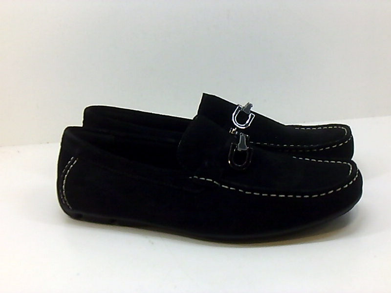 Alfani Men's Shoes Remy Leather Closed Toe Slip On Shoes, Black, Size 8 ...
