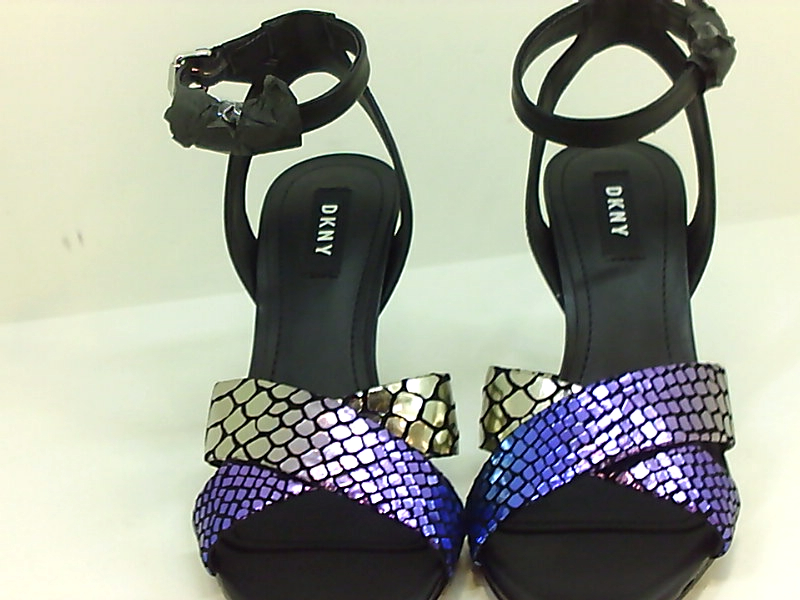 DKNY Womens ivy Open Toe Casual Ankle Strap Sandals, Black, Size zyFM | eBay