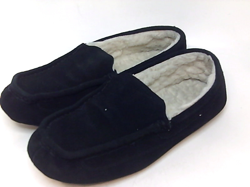 amazon essentials men's leather moccasin slipper