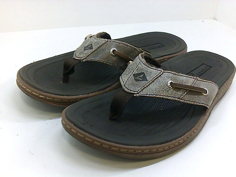 Sperry Men's Baitfish Thong Sandal, Brown, Size 10.0 pVwG | eBay