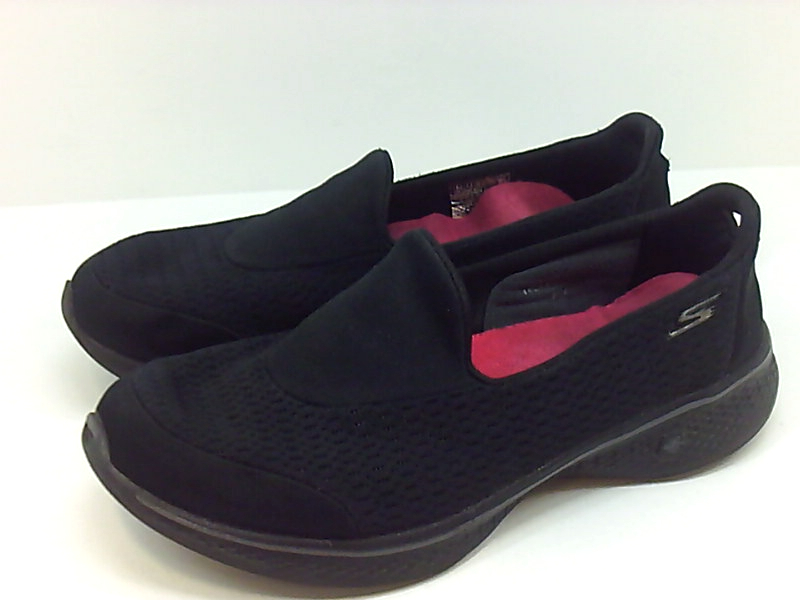 Skechers Women's Shoes Go Walk Fabric Low Top Slip On Walking, Black ...