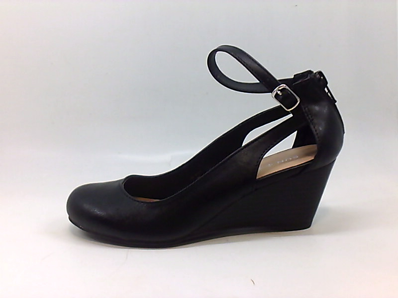 Sun - Stone Women's Shoes k27rwn Wedged Sandals, Black, Size 5.0 I3LM ...
