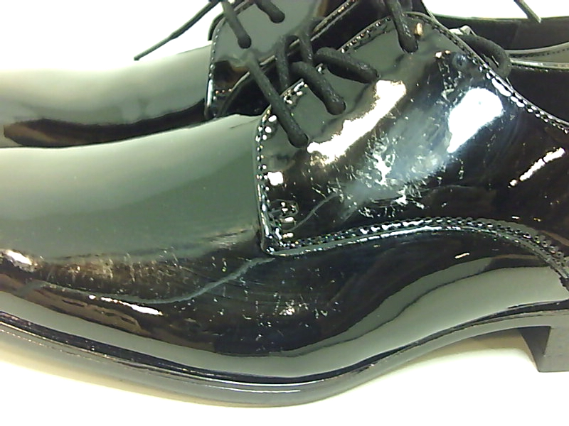 calvin klein men's brodie oxford black patent size 10
