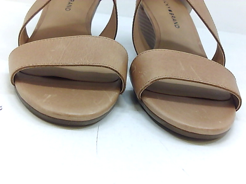 Lucky Brand Womens Jenley Leather Open Toe Casual Platform ...