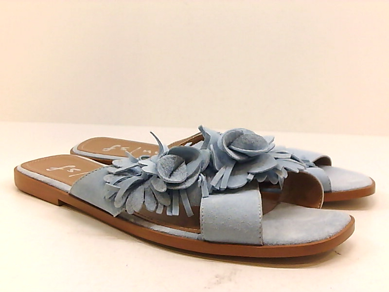 pop womens daffodil ankle strap flat sandals