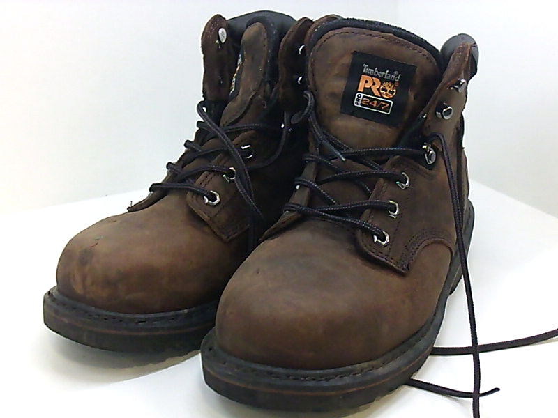Timberland Mens Pit Boss Leather Steel toe Lace Up Safety Timberland Mens Pit Boss Leather Steel toe Lace Up Safety