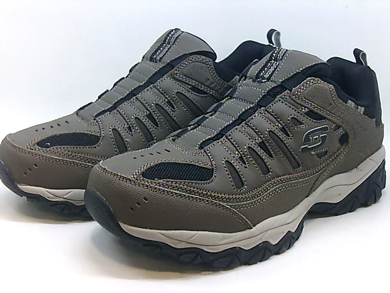Skechers Men's Afterburn M. Fit Wonted Sneaker, Brown, Size 12.0 Sq1s ...
