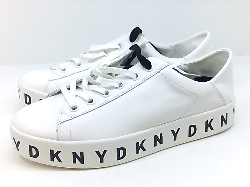 DKNY Womens Banson Low Top Lace Up Fashion Sneakers, White, Size 8.5 ...