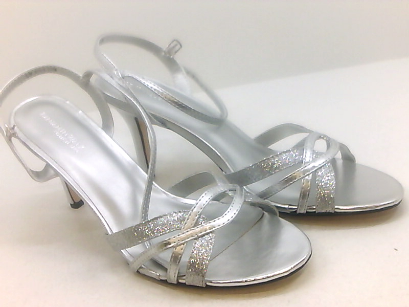 womens size 12 silver sandals