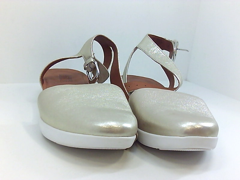 fitflop cova metallic silver