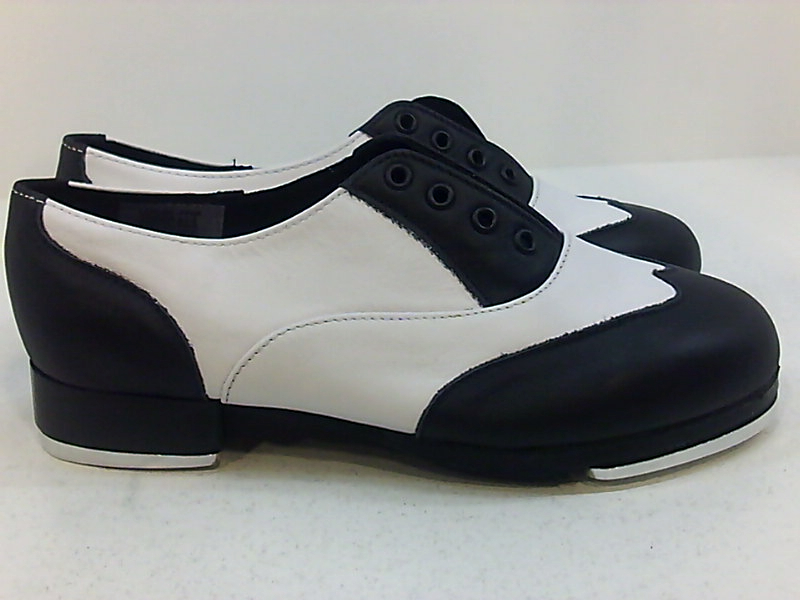 Leo Women�s Giordano Spectator Tap Dance Shoe, Black/White