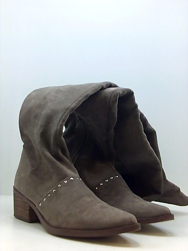 knee high satin boots
