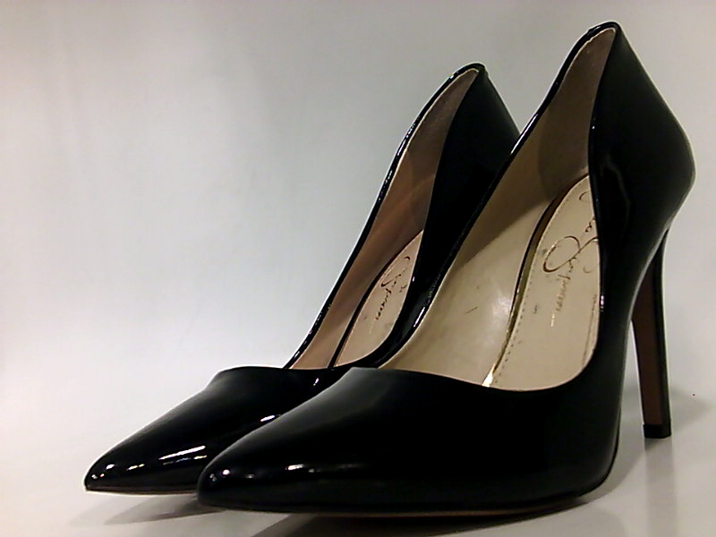 Jessica Simpson Womens Cassani Pointed Toe Classic Pumps, Black patent ...