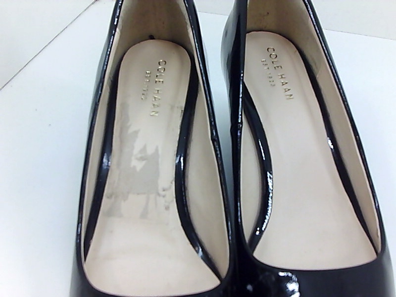 Cole Haan Sadie OT Wedge 65MM black patent leather shoes 