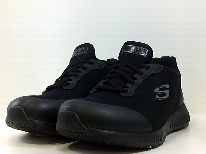 Skechers Mens 77222 Soft toe Slip On Safety Shoes, Black, Size 8.5 59ii ...