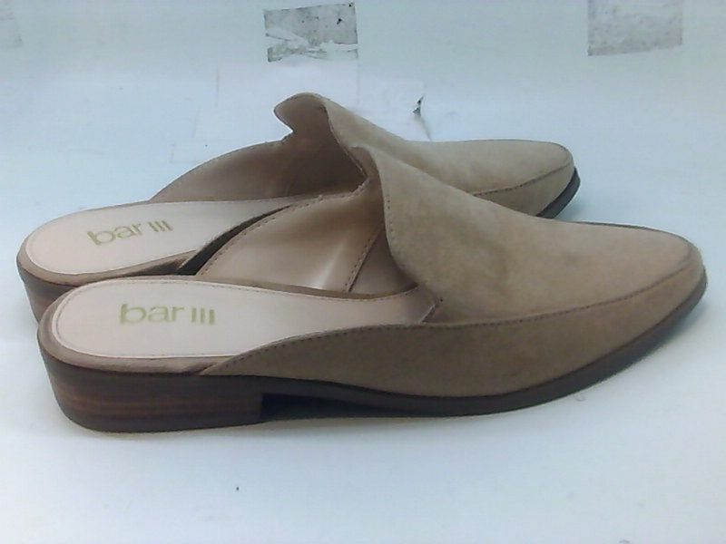 tan pointed mules