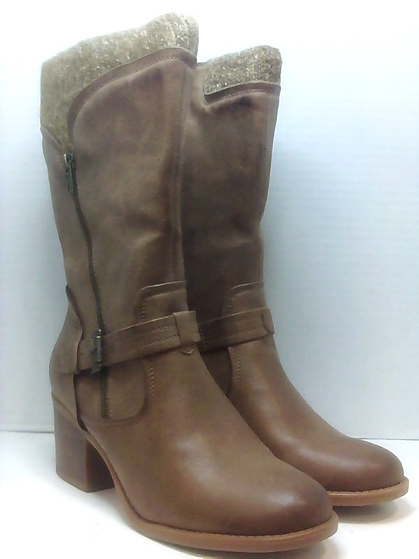 bear trap mid calf boots