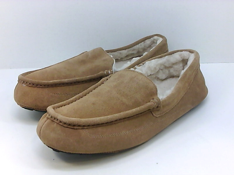 amazon essentials men's leather moccasin slipper