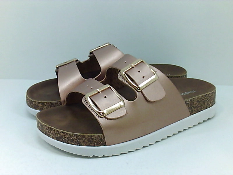 Madden Girl Womens Goldiie Open Toe Casual Slide Sandals, Rose Gold, Size 6.5 OE | eBay