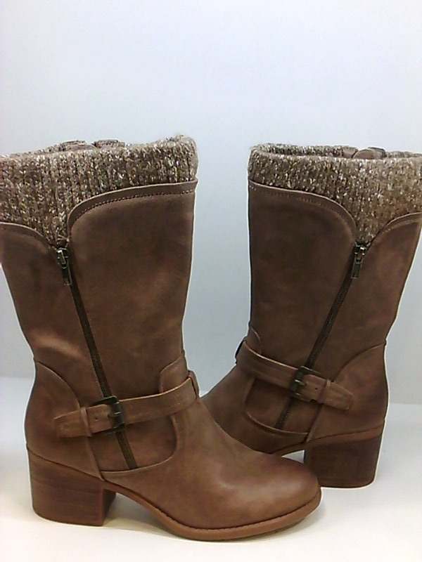 bear trap mid calf boots