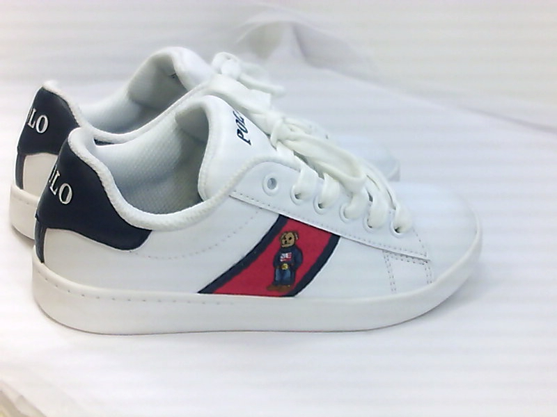 Polo Ralph Lauren Unisex Kids Quilton Bear Sneaker, Red, Size 1.0 KN1J ...