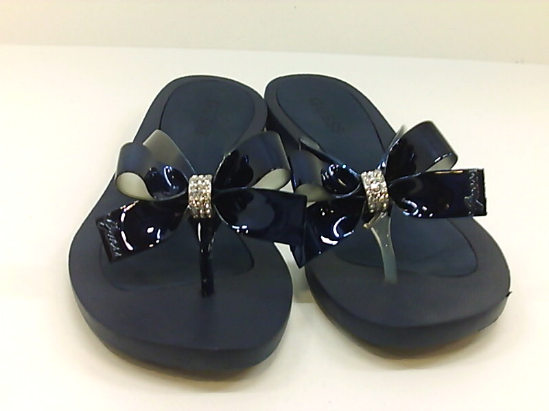 GUESS Women's Tutu Flip-Flop, Blue multi, Size 6.0 WTeI 193278393469 | eBay