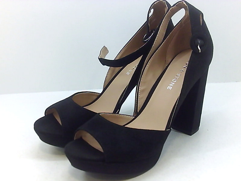 Sun - Stone Women's Shoes Heels & Pumps EMD, Black, Size 8.5 6EHJ | eBay