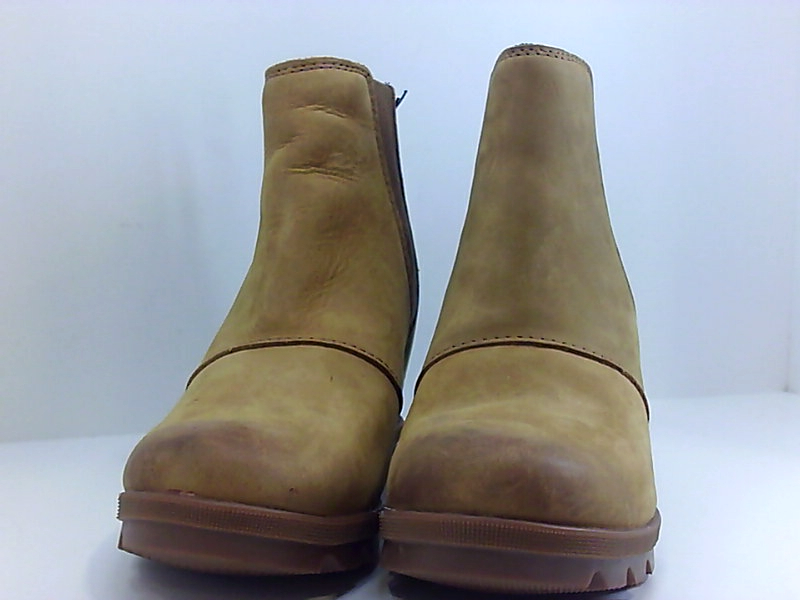 sorel joan of arctic wedge brown